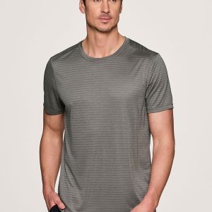 Hit the Court Striped Workout Tee