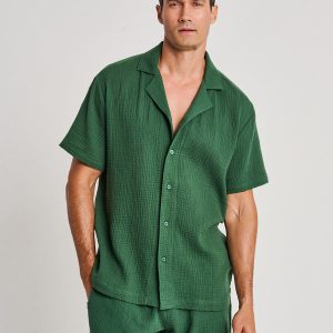 Bonded Cotton Beach Shirt