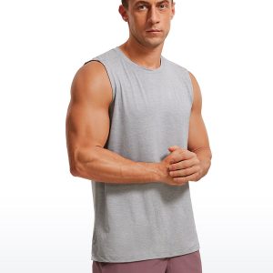 Stretch Quick Dry Tank Tops Crewneck