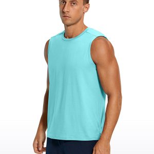 Stretch Quick Dry Tank Tops Crewneck