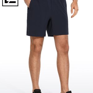 Feathery-Fit Athletic Shorts 7''- Lined