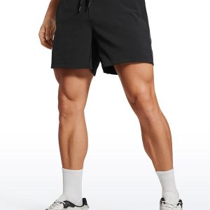 Feathery-Fit 2 in 1 Athletic Shorts 5''- with Pockets