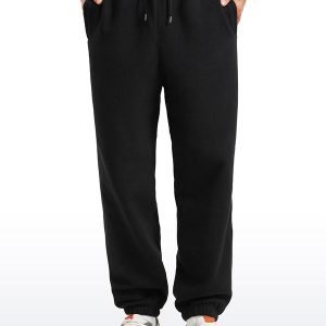 Cotton Fleece Sweatpants with Pockets 32''