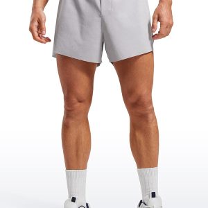 2 in 1 Side Split Dolphin Shorts 4'' with Pockets